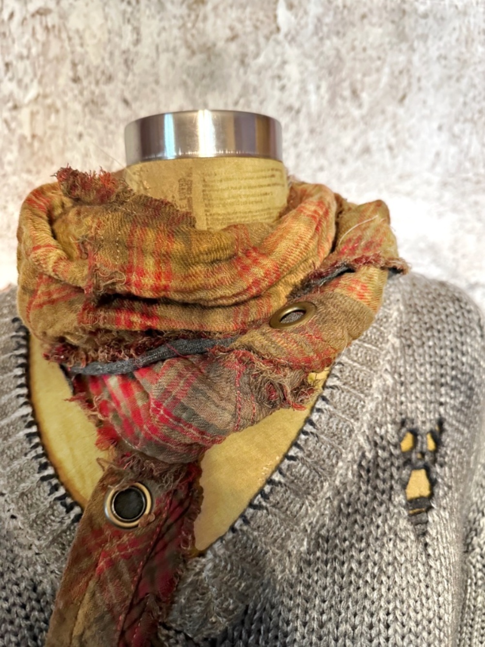 upcycled scrap bandana